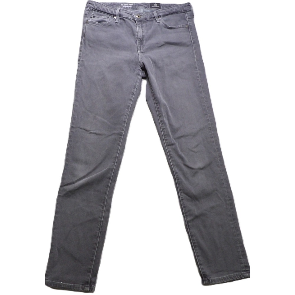 AG Adriano Goldschmied The Stevie Ankle Slim Straight Stretch Jeans Women 27 USA